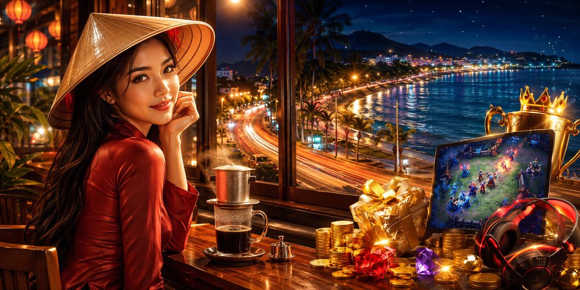 Khung cảnh esports và cá cược tại Mũi Né với nón lá Việt Nam