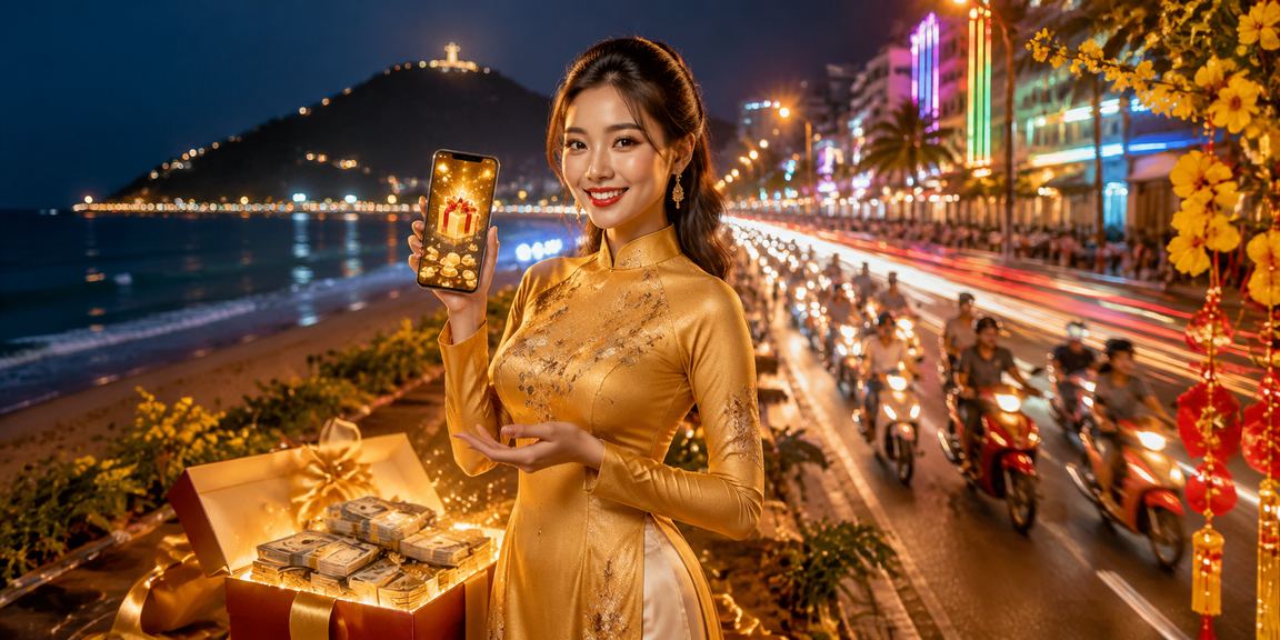Người dùng tại Vũng Tàu xem câu hỏi hỗ trợ trên điện thoại